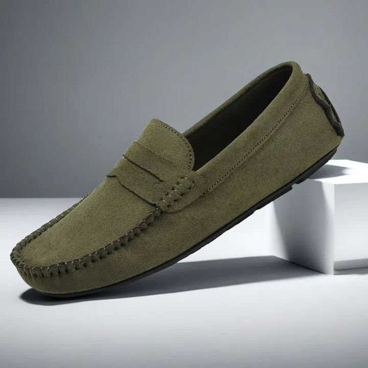 Men's Suede Classic Slip-On Loafers