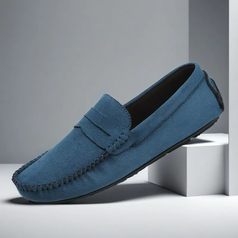 Men's Suede Classic Slip-On Loafers