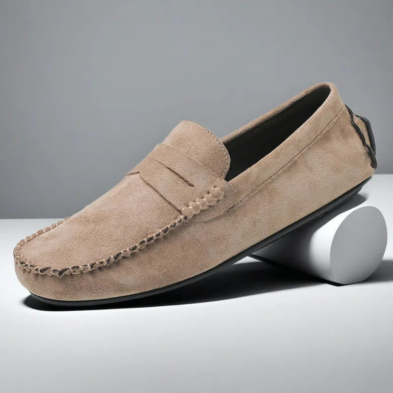 Men's Suede Classic Slip-On Loafers
