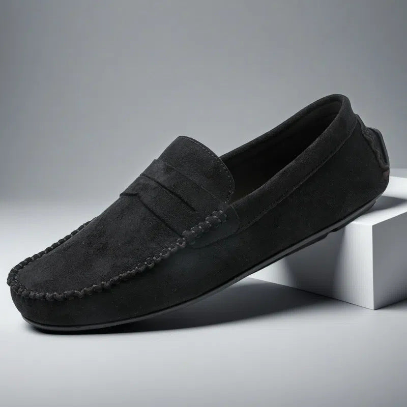 Men's Suede Classic Slip-On Loafers
