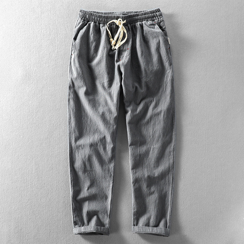 Men's Linen Lightweight Relaxed Pants