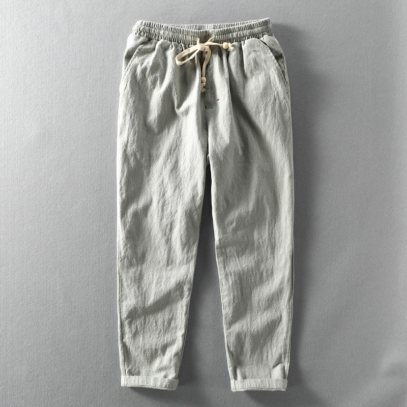 Men's Linen Lightweight Relaxed Pants