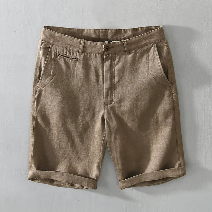 Men’s Lightweight Tailored Summer Linen Shorts – Breathable Relaxed-Fit