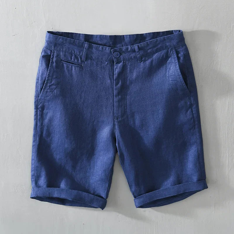 Men’s Lightweight Tailored Summer Linen Shorts – Breathable Relaxed-Fit