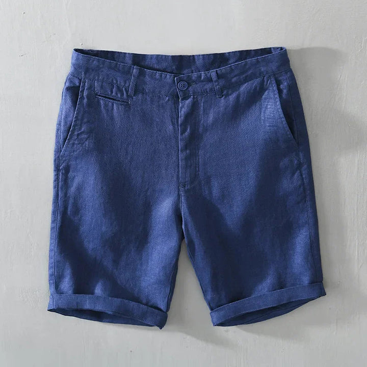 Men’s Lightweight Tailored Summer Linen Shorts – Breathable Relaxed-Fit