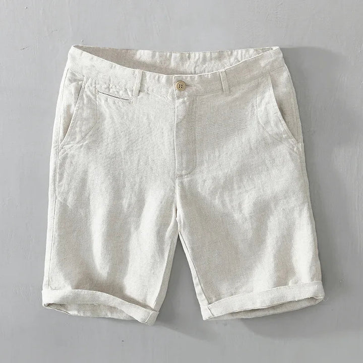 Men’s Lightweight Tailored Summer Linen Shorts – Breathable Relaxed-Fit