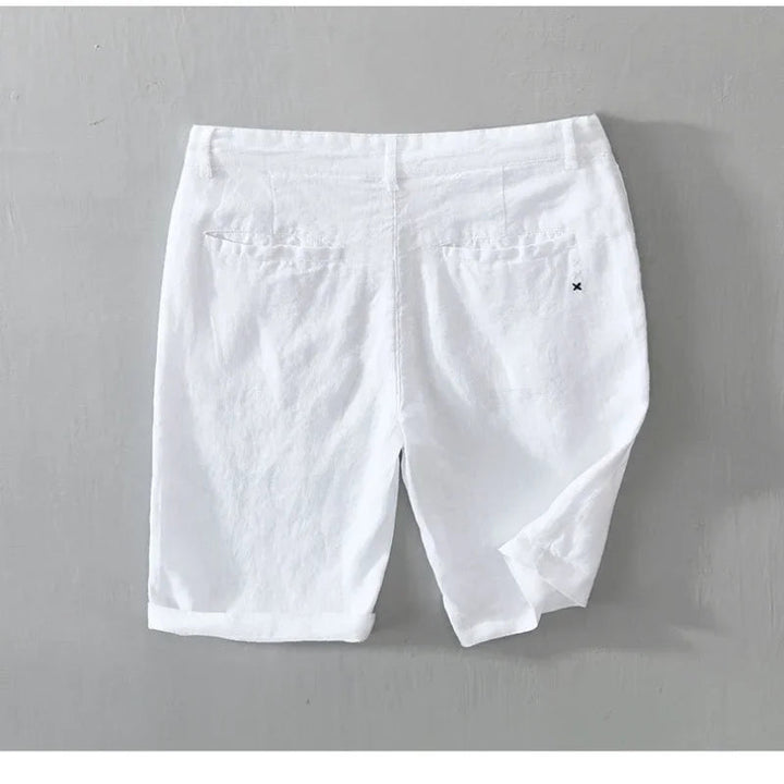 Men’s Lightweight Tailored Summer Linen Shorts – Breathable Relaxed-Fit