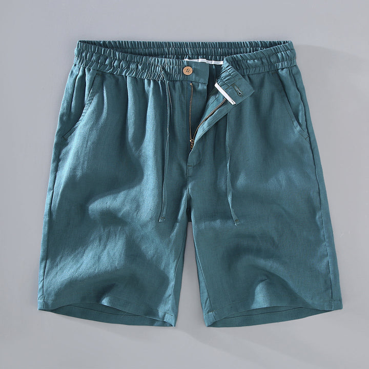Men's Linen Drawstring Summer Casual Shorts