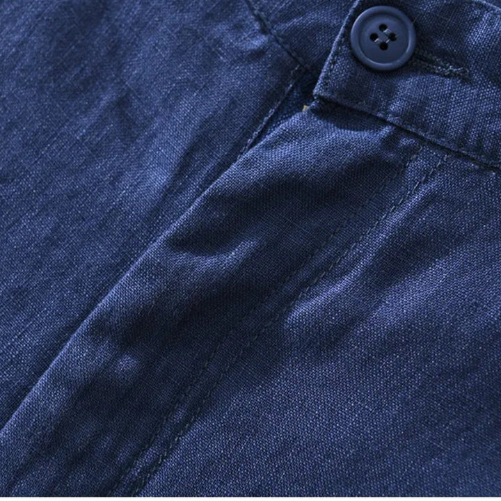 Men’s Lightweight Tailored Summer Linen Shorts – Breathable Relaxed-Fit