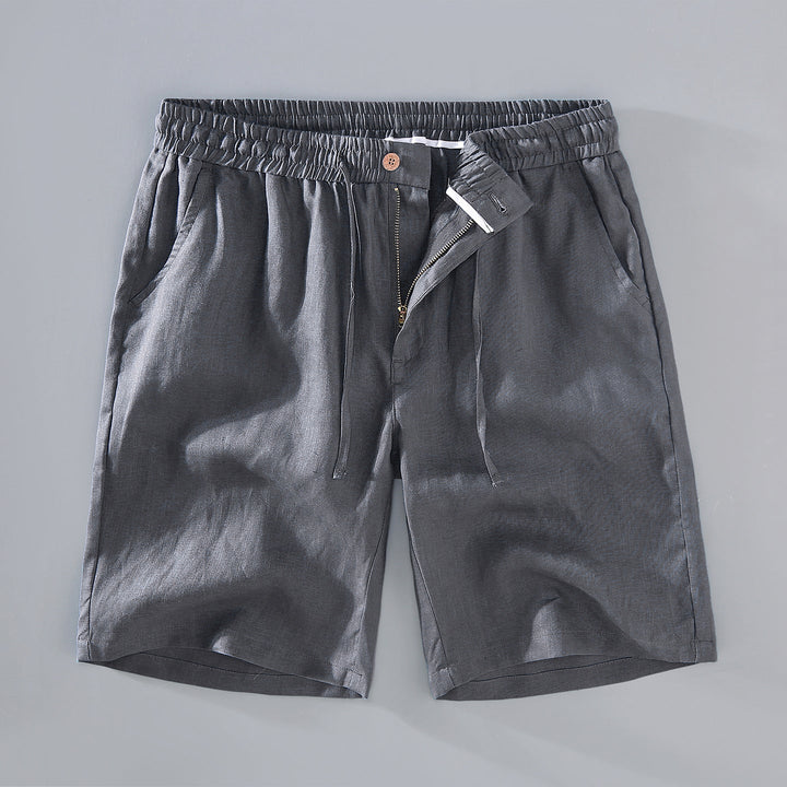 Men's Linen Drawstring Summer Casual Shorts