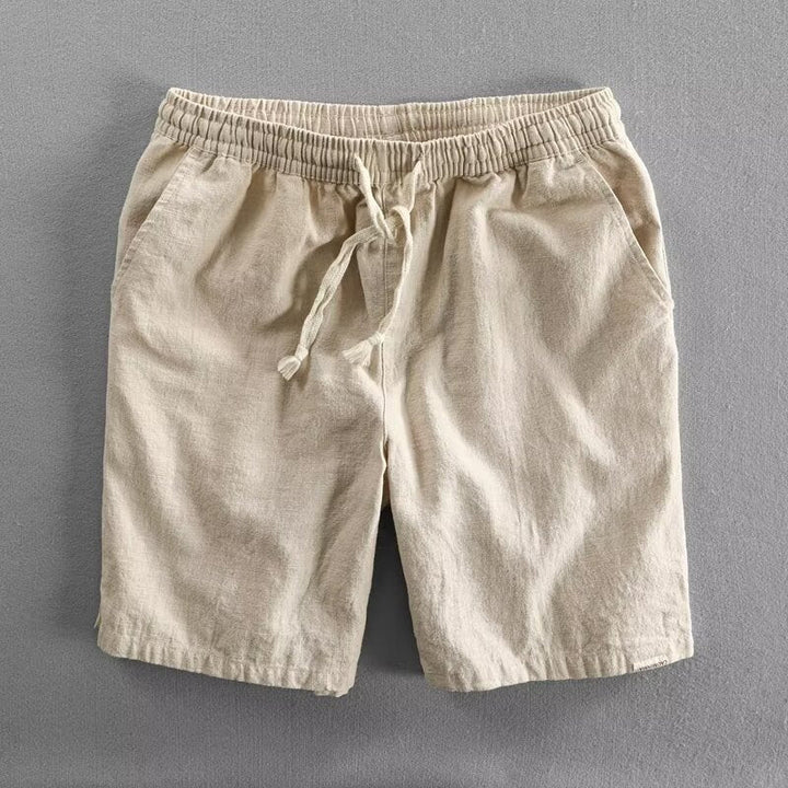 Men's Comfortable Linen Drawstring Shorts