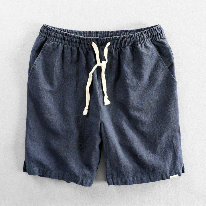 Men's Comfortable Linen Drawstring Shorts