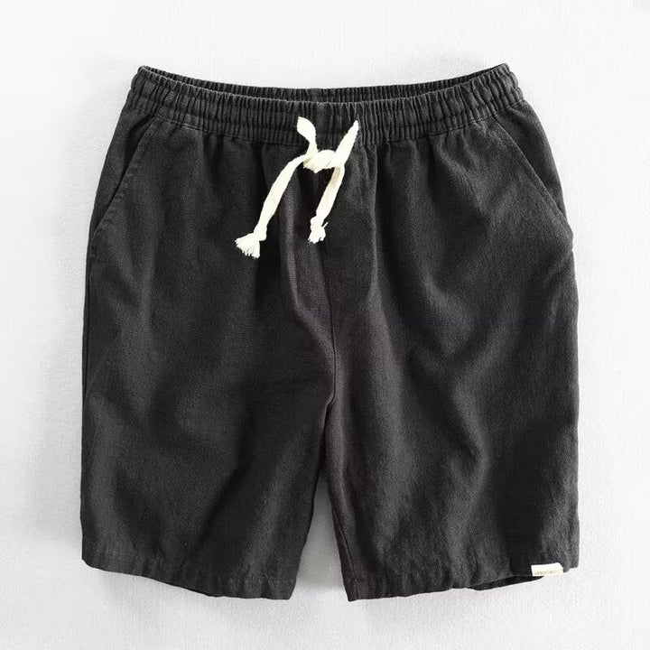 Men's Comfortable Linen Drawstring Shorts