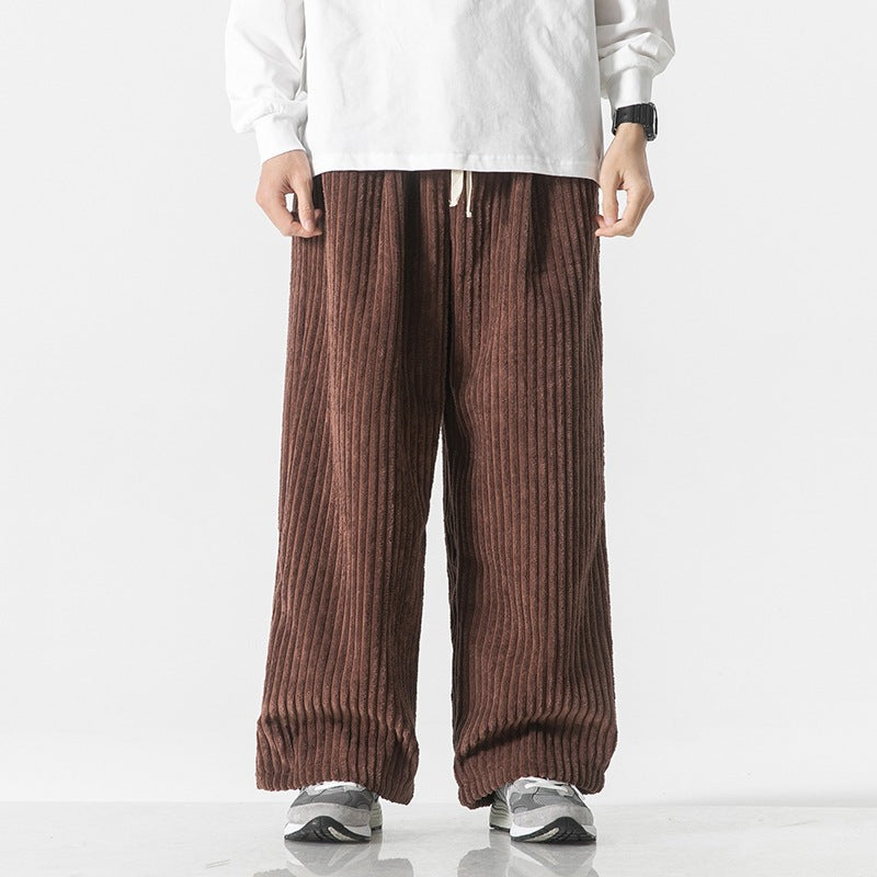 Men's Hudson Corduroy Casual Soft Drawstring Pants