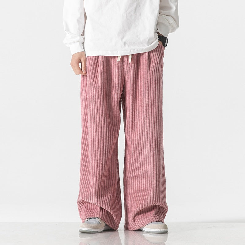 Men's Hudson Corduroy Casual Soft Drawstring Pants
