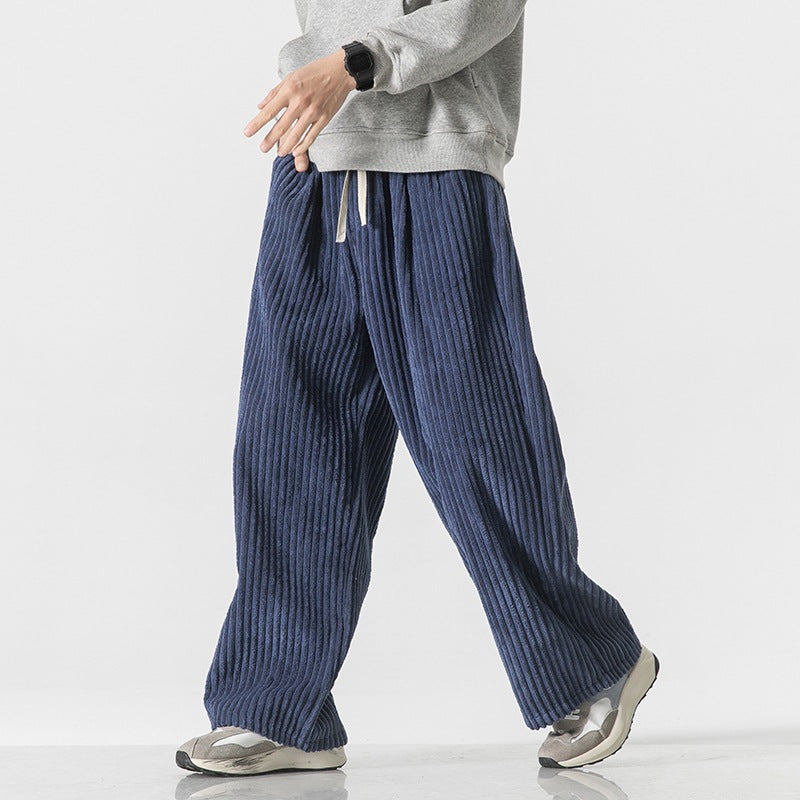 Men's Hudson Corduroy Casual Soft Drawstring Pants