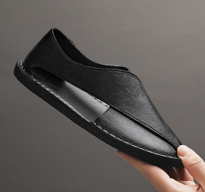 Men's Genuine Leather Peshawari Comfortable Breathable Sandals