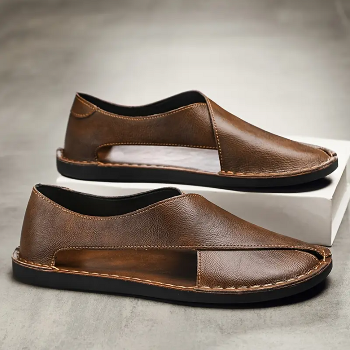 Men's Genuine Leather Peshawari Comfortable Breathable Sandals