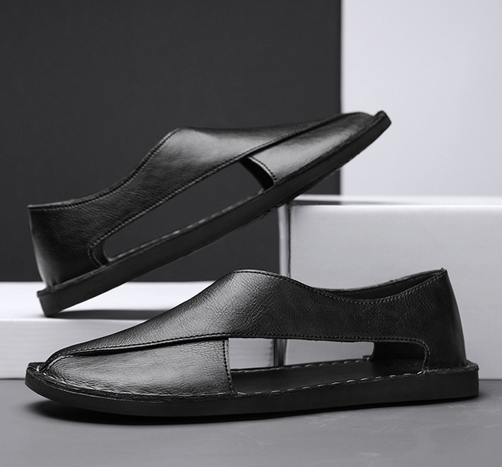 Men's Genuine Leather Peshawari Comfortable Breathable Sandals