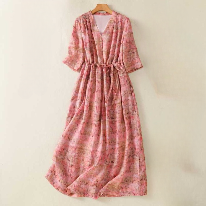 Women's Floral Flowy Maxi Dress
