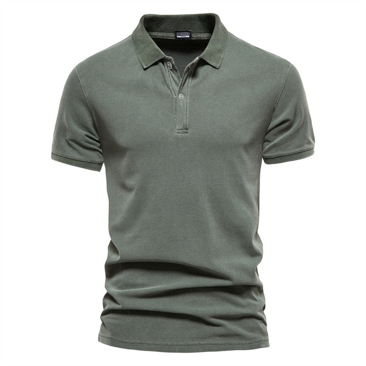 Men’s Classic Cotton Polo Shirt – Clean Slim Fit, Everyday Wear