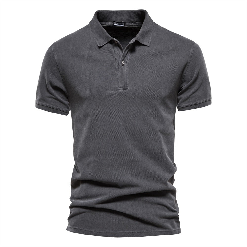 Men’s Classic Cotton Polo Shirt – Clean Slim Fit, Everyday Wear