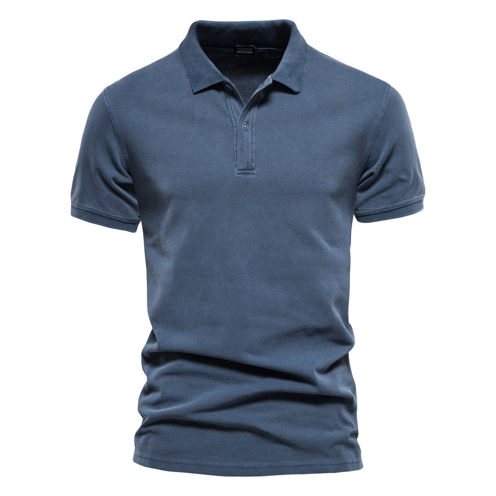 Men’s Classic Cotton Polo Shirt – Clean Slim Fit, Everyday Wear