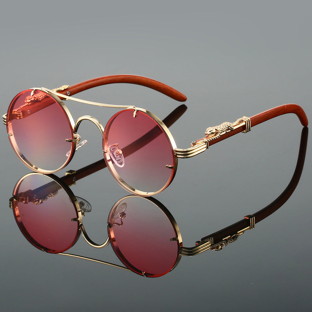 Retro Round Polarised UV400 Sunglasses