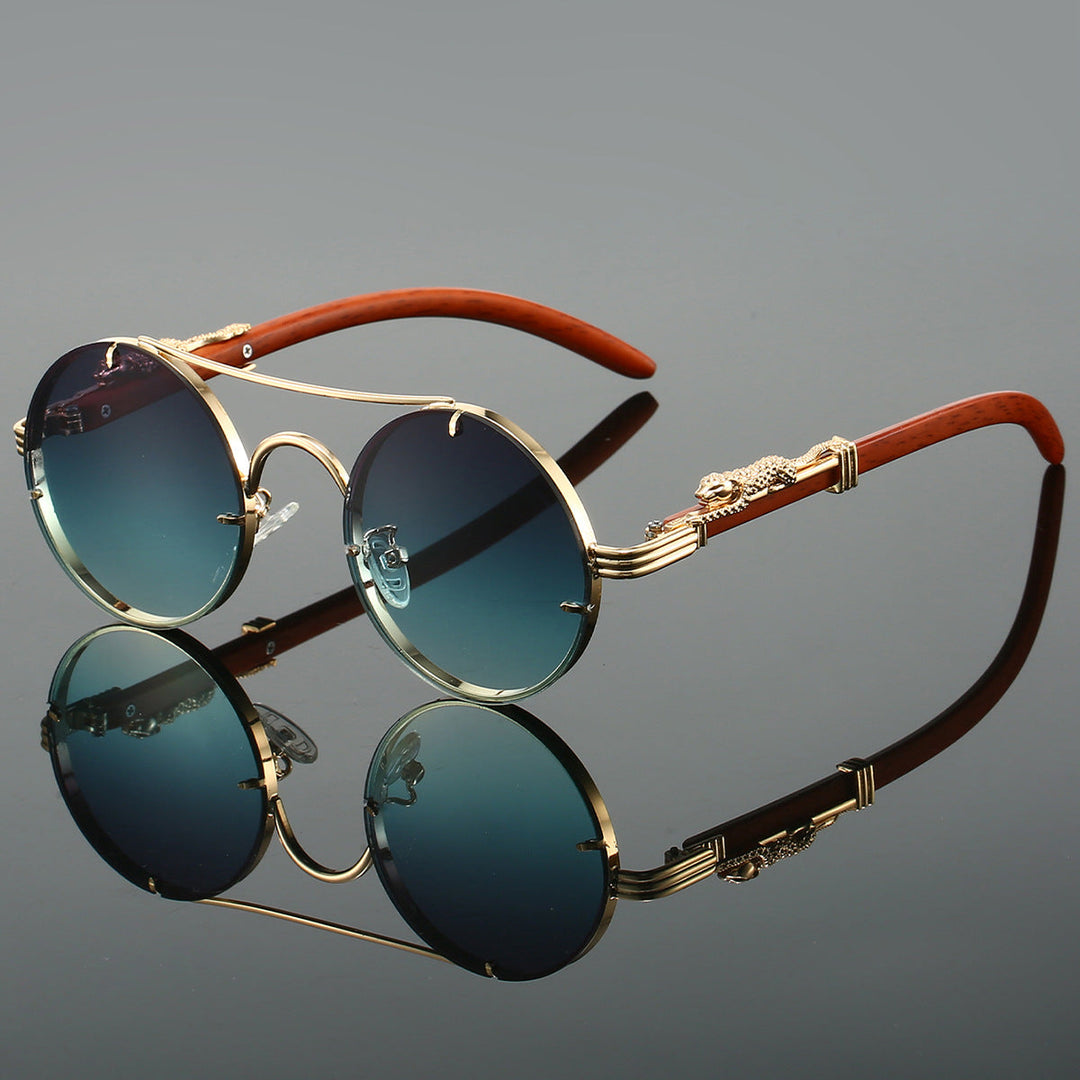 Retro Round Polarised UV400 Sunglasses