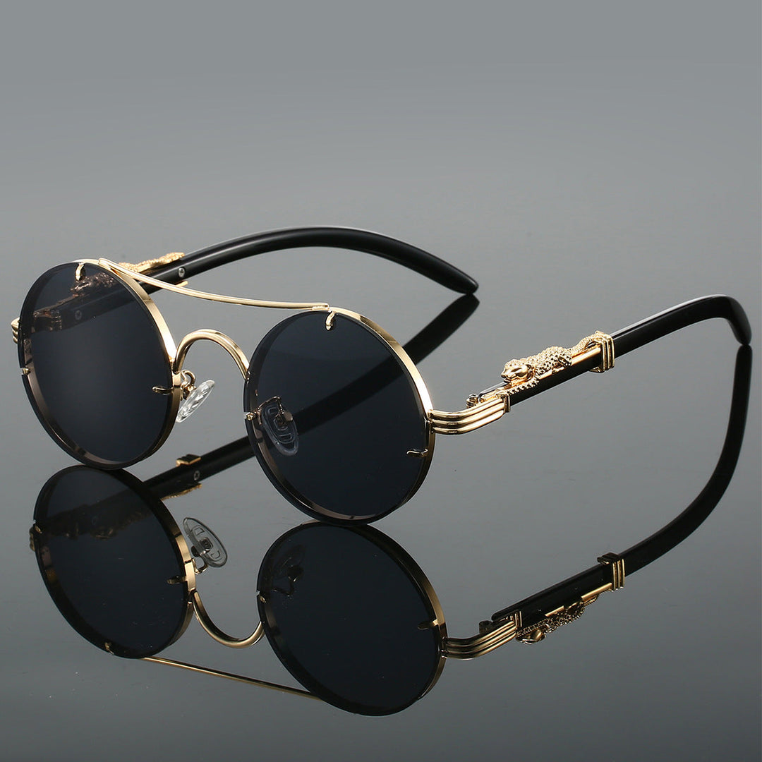 Retro Round Polarised UV400 Sunglasses