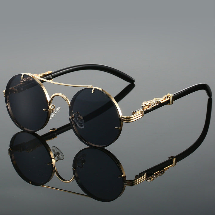 Retro Round Polarised UV400 Sunglasses