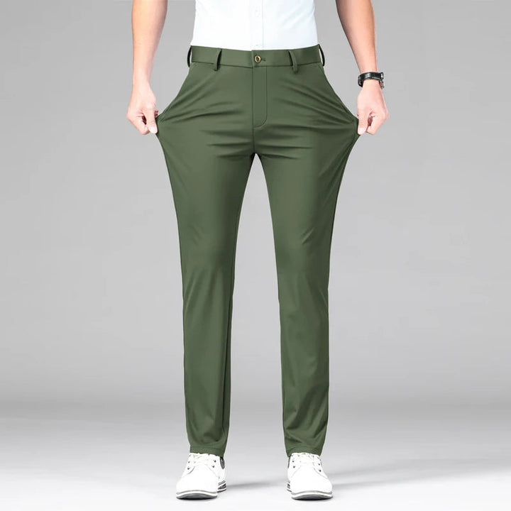 Men's Silk Stretch Dress Pants