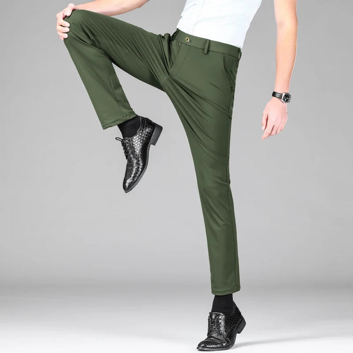 Men's Silk Stretch Dress Pants