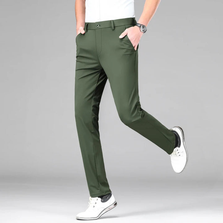 Men's Silk Stretch Dress Pants