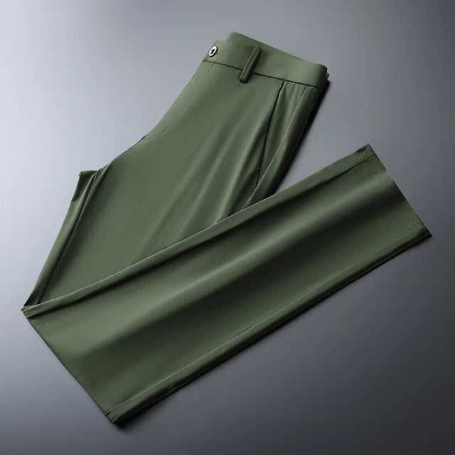 Men's Silk Stretch Dress Pants