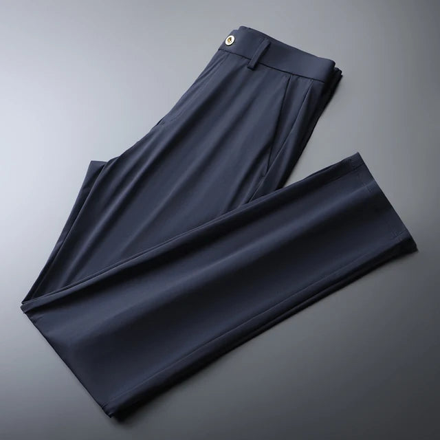 Men's Silk Stretch Dress Pants