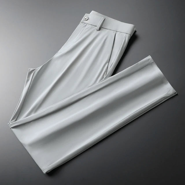Men's Silk Stretch Dress Pants