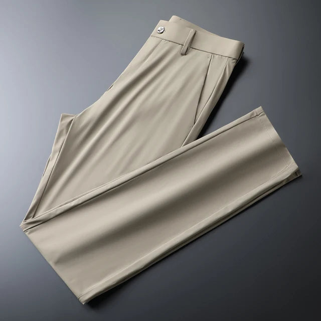 Men's Silk Stretch Dress Pants