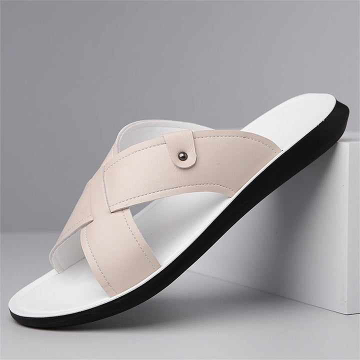 Men's Cross Strap Walking Sandals