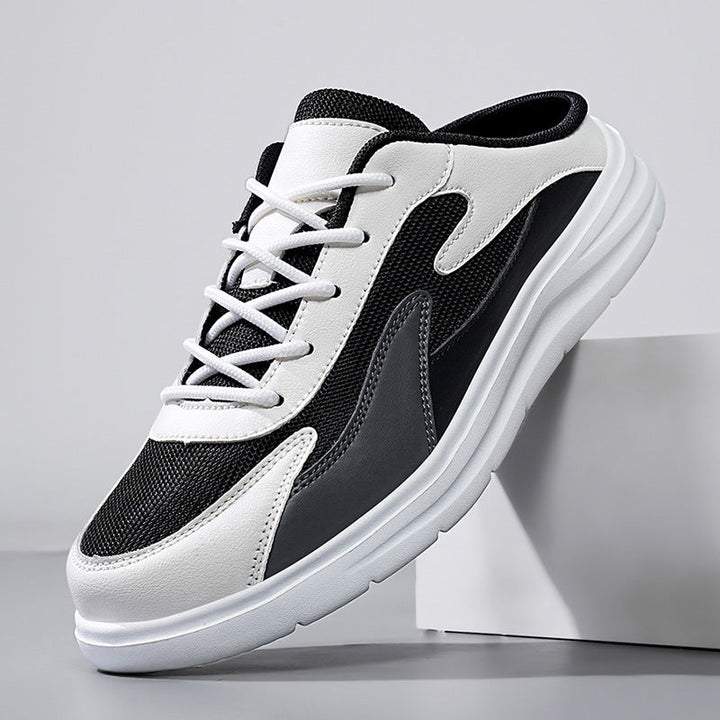 Men’s Backless Mesh Slip-On Cushioned Sole Sneakers