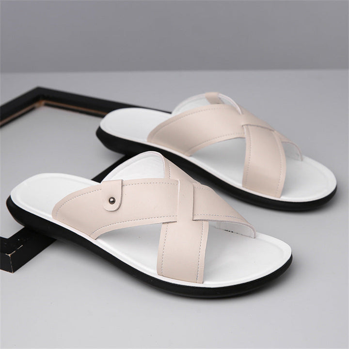 Men's Cross Strap Walking Sandals