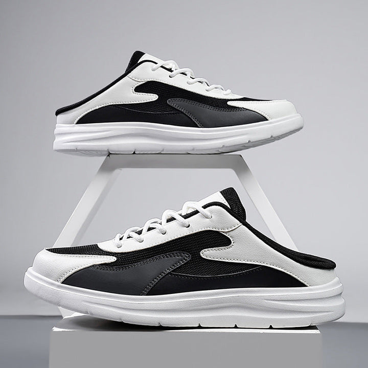 Men’s Backless Mesh Slip-On Cushioned Sole Sneakers