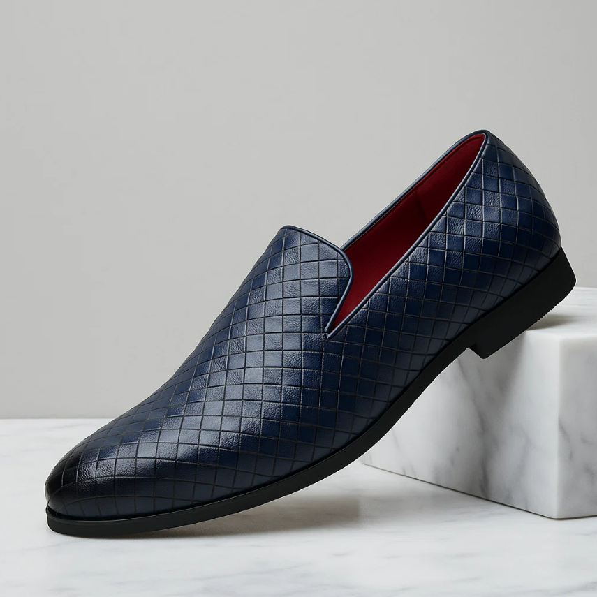 Men’s Textured Slip-On Dress Shoes