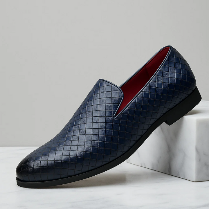 Men’s Textured Slip-On Dress Shoes