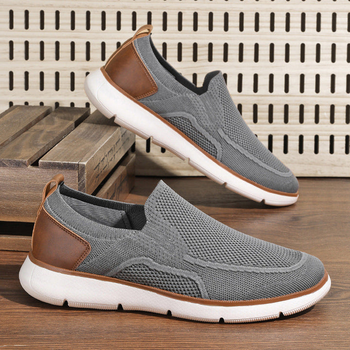 Men's Knit Mesh Slip-On Walking Loafers