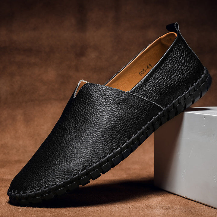 Men's Genuine Leather Comfortable Slip-On Loafers
