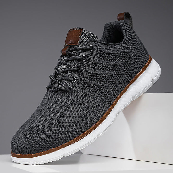 Men’s Lightweight Breathable Knit Sneakers | Casual Everyday Comfort Shoes