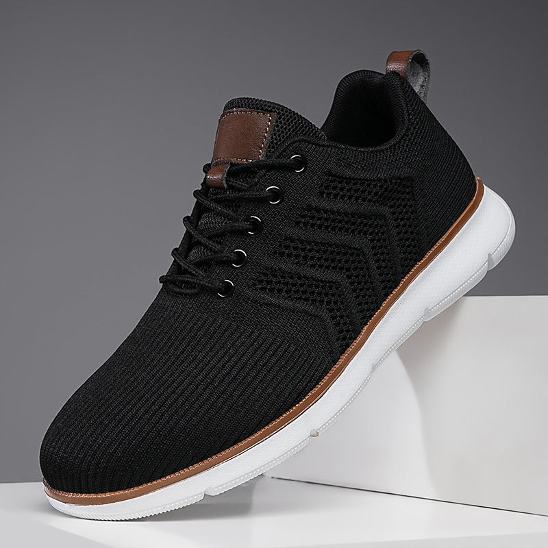 Men’s Lightweight Breathable Knit Sneakers | Casual Everyday Comfort Shoes