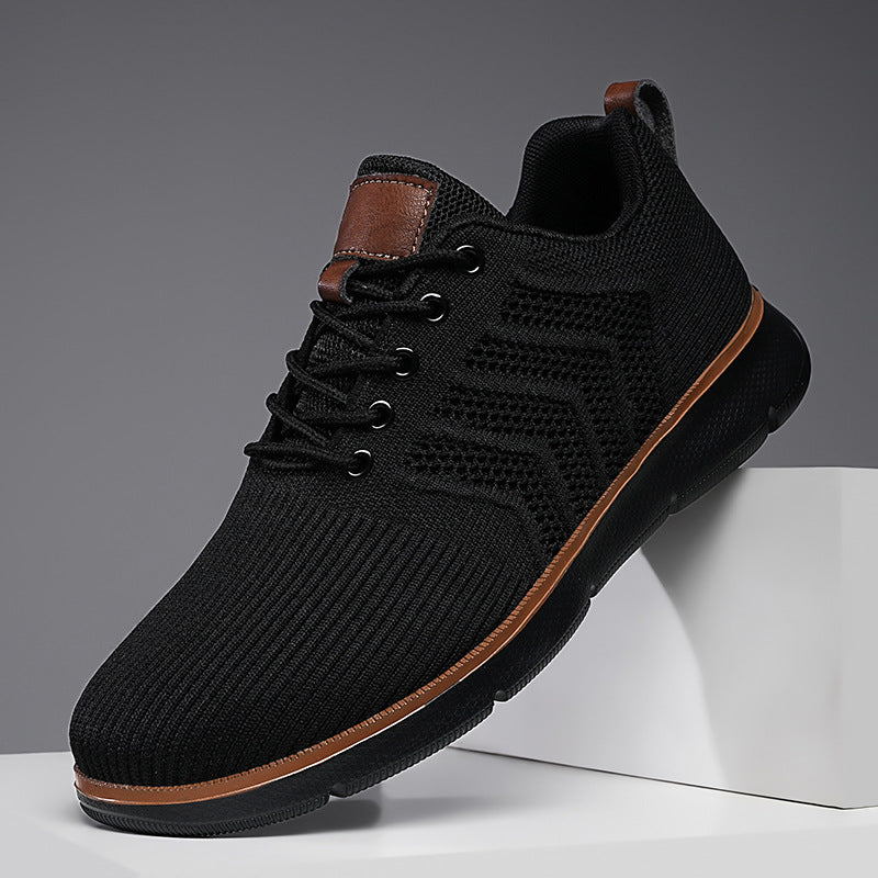 Men’s Lightweight Breathable Knit Sneakers | Casual Everyday Comfort Shoes