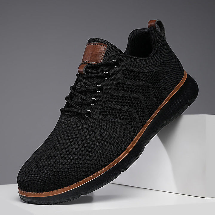 Men’s Lightweight Breathable Knit Sneakers | Casual Everyday Comfort Shoes